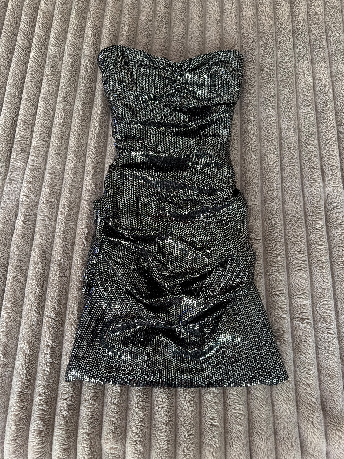 Ba&sh Maelle Sequin Bandeau Mini Dress